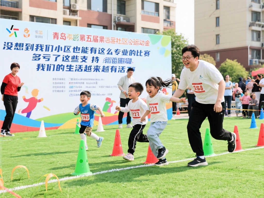 公益体彩为青岛第五届社区运动会添彩 公益体彩为青岛第五届社区运动会添彩